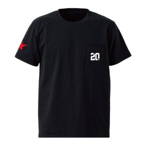 20 on the pocket s:s tee 黑正
